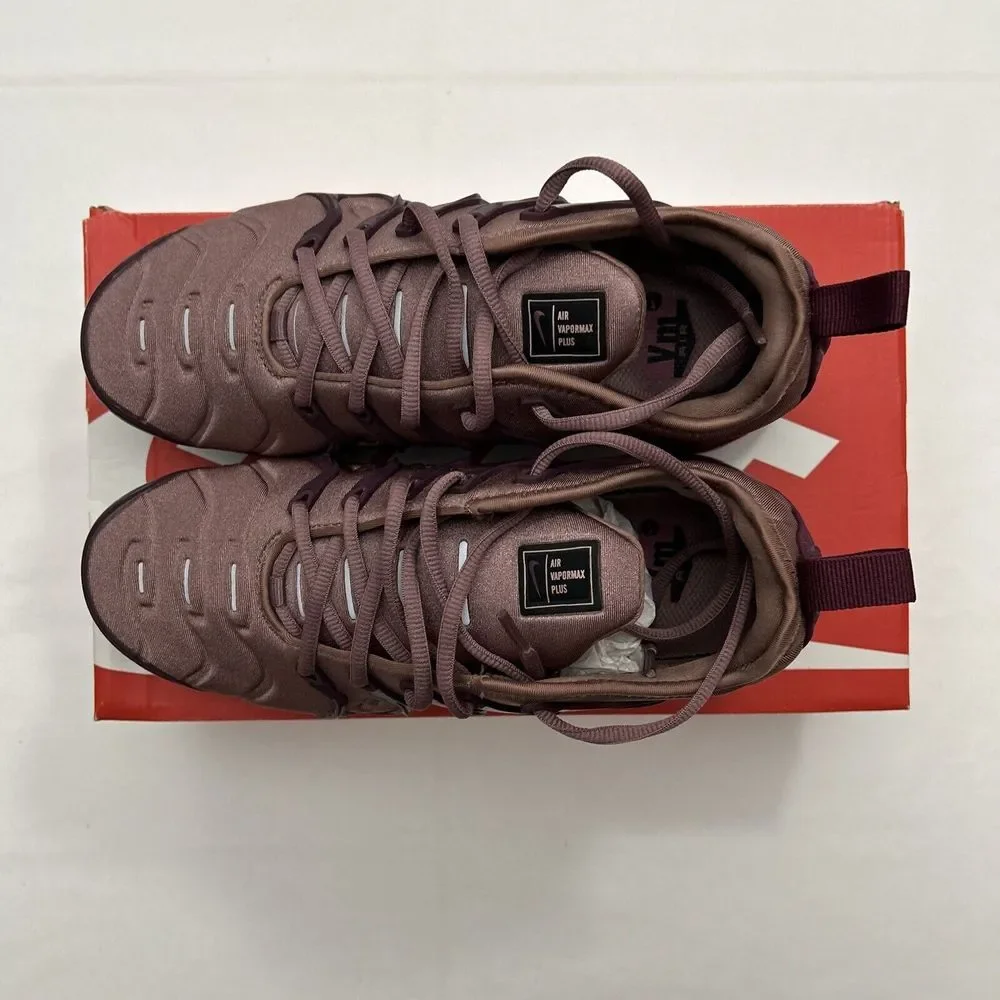 Nike Women's Air Vapormax Smokey Mauve Bordeaux Lace Up Trainers Sz 8/ SKU #2968